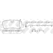 Load image into Gallery viewer, Rear Brake Pads For Land Rover NIBK PN0485W