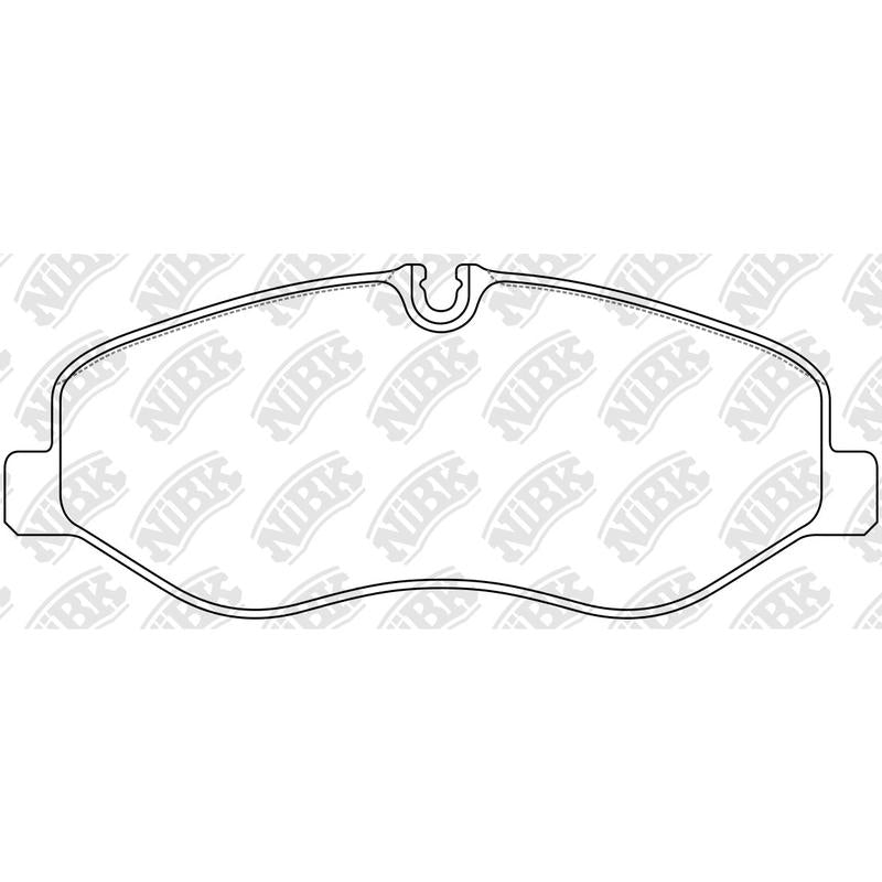 Rear Brake Pads For Mercedes-Benz NIBK PN0653