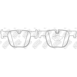 Rear Brake Pads For BMW NIBK PN0659