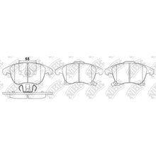 Load image into Gallery viewer, Front Brake Pads For Ford Lincoln NIBK PN0668