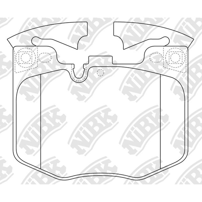 Front Brake Pads For BMW Toyota NIBK PN0681