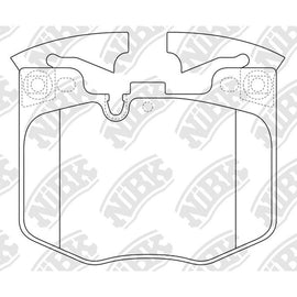 Front Brake Pads For BMW Toyota NIBK PN0681