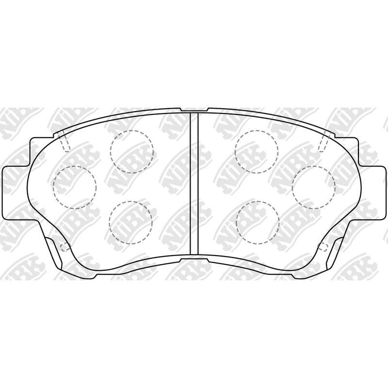 Front Brake Pads For Lexus Toyota