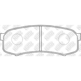 Rear Brake Pads For Lexus Mitsubishi Toyota