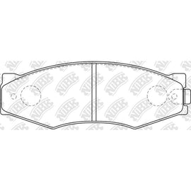 Front Brake Pads For Datsun Isuzu Nissan