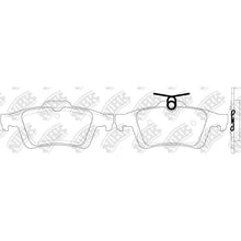 Load image into Gallery viewer, Rear Brake Pads For Ford Holden Mazda Nissan
