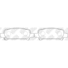 Rear Brake Pads For Subaru