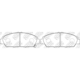 Front Brake Pads For Honda Rover