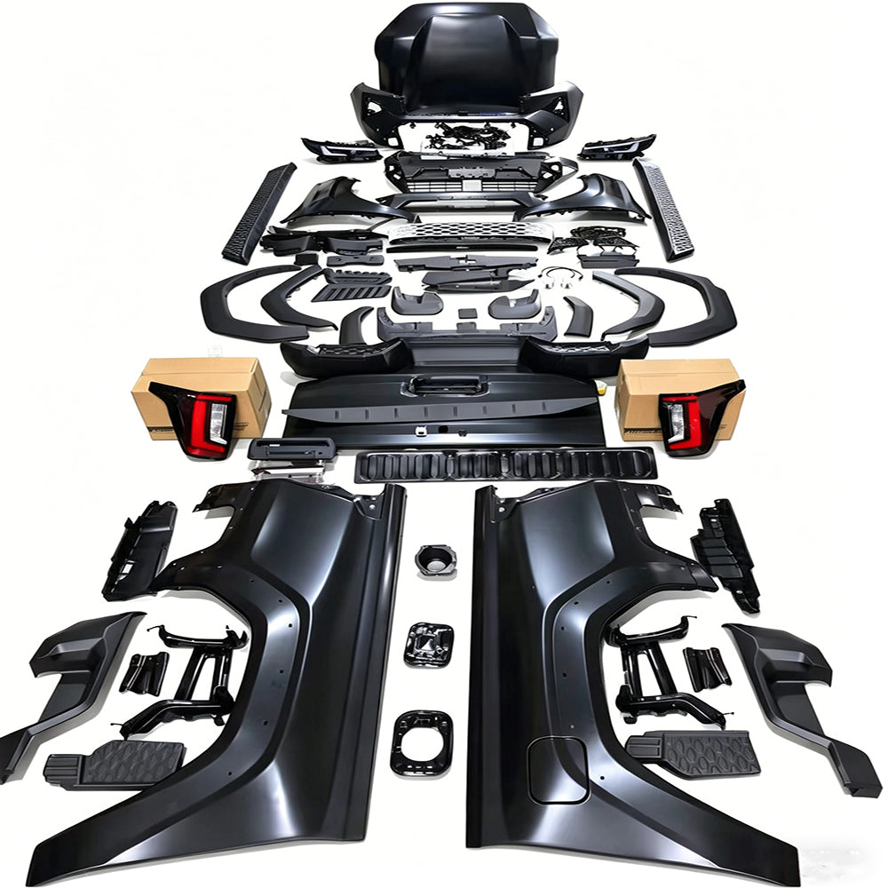 New Full Set Conversion Bumper Kit for Revo Rocco up Grade to Travo 2026 Facelift Kit Headlight Tail Light Fender Flares