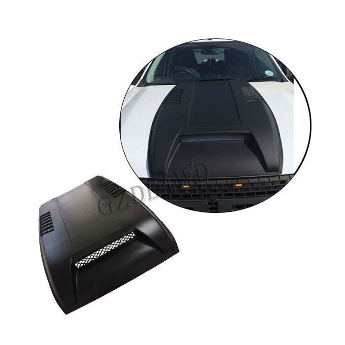 New GZDL4WD 4WD Car Vent Trim Cover Bonnet Hood Scoop for Ranger T6 MK2 PX2 MK3 2012-2020 Black
