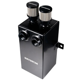 New Kyostar Diesel Petrol Engines 2L 2 X 12AN Breather Filter Drain Baffled Oil Catch Can