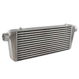 New Universal 2.25'' 550x230x57mm Aluminum Core Bar and Plate Front Mount Intercooler for Car