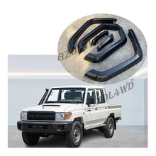 Load image into Gallery viewer, No Drill ABS Smooth Gloss Black Fender Flares for Land Cruiser 79 Series 4Doors Dual Cab HZJ79/VDJ79 Double Cab Pickup T