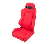 Seat Type-R  Reclinable Red Cloth w/Red Stich