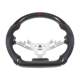 Real Carbon Fiber Dshaped Flat-bottom Steering Wheel for Chevrolet Corvette C6  2007 2013