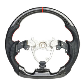 Real Carbon Fiber Flat Customized Sport Universal Steering Wheel for LEXUS IS