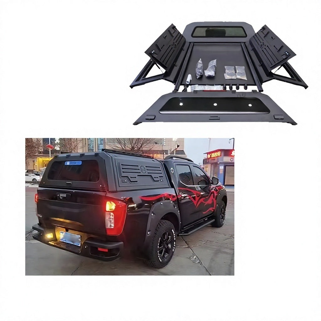 Retractable Aluminum Alloy Truck Canopy Topper Hardtop Camper for Hilux/Ranger Model Ranger with Locking Function