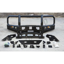 Rolled Steel Bumper Front Bumper for Ranger T9 2022 2023 4x4 Bull Bar Bumper Guard