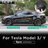 tesla model y 2023 accessories mud flap upgrade invisible prevent breakage1:1 tesla model 3 fender cover TPE Mudguards For Tesla