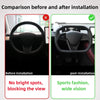 New Cybertruck Yoke Steering wheel Nappa leather heated hexagon yoke handle For Tesla Model Y Model 3 2019-2023