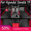 For Hyundai Sonata YF 2014 2013 2012 2011 Car Floor Mats Interior Auto Parts Custom Waterproof Covers Leather Carpet Accessories