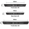 Car Door Sill Carbon Fiber Sticker Threshold Side Anti Scratch Waterproof For BYD M6 G5 T3 F0 S6 S7 E5 E6 L3 tang yuanatto3 song