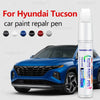 For Hyundai Tucson  2004-2025 JM LM TL NX4 Paint Repair Pen Touch Up Scratch Remover DIY Auto Accessories Black White Blue Gray