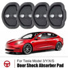 4pcs Door Lock Buckle Cover for Tesla Model 3 Highland Model Y S X Silicone Shock Absorbtion Pads Protective Tesla3 Accessories