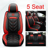 Universal Style Full Coverage Car Seat Cover for Kia Rio BMW G20 Hyundai Kona Renault Scenic 2 Hilux Car Accessories Pu Leather