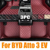 Alfombra de maletero trasero especial de automóvil para Byd Atto 3 EV 2021 2022 2023 TPE PISO PERSO IMPRESION DE ACCESORIOS DE Decoración de espacio