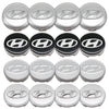 4PCS 60MM 65MM Wheel Centre Rim Caps Emblem For Hyundai I10 I20 I30 I40 IX20 IX35 Tucson Solaris Accent Auto Accessories