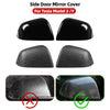 2PCS Carbon Fiber Car Paste Side Door Mirror Cover For Tesla Model 3 Model Y Auto Exterior Accessories ABS Sides Rearview Cover