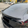 2024 New Performance Version Real Carbon Fiber Spoiler For Tesla Model 3 Highland Rear Carbon Trunk Wing 2023 + Auto Accessories