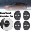 4 Pcs Car Door Shock Absorber Flexible Car Door Lock Protector Silicone Car Door Lock Latches Cover for Tesla Model X Model S Model 3 Model Y