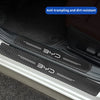 Car Door Sill Carbon Fiber Sticker Threshold Side Anti Scratch Waterproof For BYD M6 G5 T3 F0 S6 S7 E5 E6 L3 tang yuanatto3 song