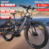 2024 New Heda-TX19 Electric Bicycle 1000W 48V19.2AH Hydraulic Brake Ebike with Full Suspension  27 Gears Shift Free Rack