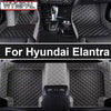 Car Floor Mat For Hyundai Elantra Avante i30 Sedan CN7 2021 2022 2023 2024 Waterproof Protective Pads Foot Matt Car Accessories