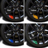 6Pcs Nline Car Wheel Sticker For Hyundai Models