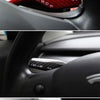 2PCS For Tesla Model 3 2023 Real Carbon Fiber Column Shift Protective Cover Decorative Stickers 2022 Tesla Model Y Accessories