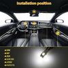 10-42pcs LED Car Interior Lights Bulb T10 6000K SMD LED Replacement License Plate/Reading Light Bulbs Xenon White Interior Light