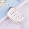 4 Buttons TPU Car Smart Key Case Cover Fob For Hyundai Ix35 Ix45 I10 I30 I40 Tucson Santa Fe Rena Sonata Elantra Creta Keyless