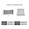 Car Trunk Storage Net For Hyundai Santa Fe MX5 2024 2025 2026 Nylon Mesh Rear Trunk Organizer Elastic String Bag Car Accessories