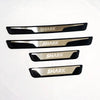 4Pcs/SET Stainless Steel Plastic For 2024 2025 Byd Shark Auto Door Sill Pedal Scuff Plate Decoration Cover Car Accessories