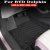 Esteras de piso de automóvil para Byd Dolphin 2023 2024 Alfombra de automóvil Liner de carga Mats XPE impermeable al pie sin deslizamiento