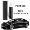 Suitable for Tesla model 3 and model Y black paint touch-up pen black Roadster accessorie car paint boss wheel Hub cover repair