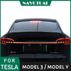 For Tesla Model 3 Model Y 2016-2023 Auto Rear Brake Lights Starlink Cross Taillight Safety Lamp Turn Signal Exterior Accessories