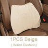 New Car Seat Cushion Leather Seat Pad Waist Support Cushion Pillow For Hyundai Santa Fe Elantra I30 Tucson I30 IX25 IX35 Sonata