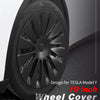 4PCS Design for TESLA Model Y 2020-2024 Vehicle Full Coverage Blade Wheel Cover Cap 19 Inches Hubcaps  Automobile Accessories