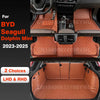 Esteras de piso de automóvil para Byd Seagull /Dolphin Mini 2023 2024 2025 CAR MATA DE COMO PADS FIEMBRE ACCESORIOS CARGO LINER CARGE