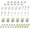 10-42pcs LED Car Interior Lights Bulb T10 6000K SMD LED Replacement License Plate/Reading Light Bulbs Xenon White Interior Light